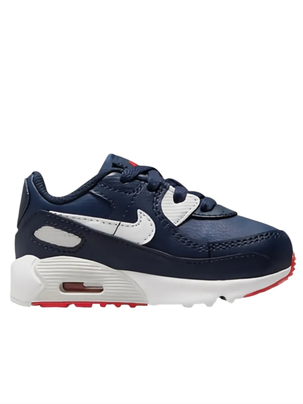 2023 Nike Air Max 90 Leather TD 'Obsidian Track Red' Sneakers 6C